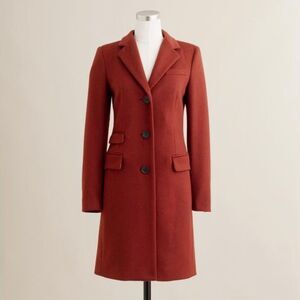 NWT. J CREW 100% WOOL COAT